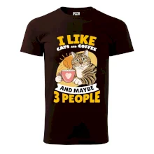 I like cats and coffee and maybe 3 people