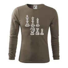 Šachové figurky kreslené