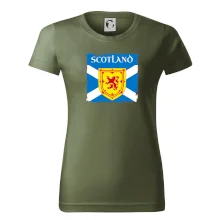 Skotská vlajka s erbem lva