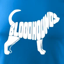 Bloodhound nápis v těle