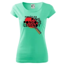 Manželka ping pongové legendy