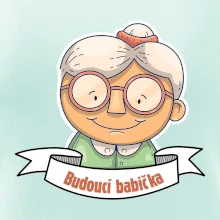 Budoucí babička kreslená