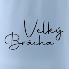 Velký brácha - nápis na zádech