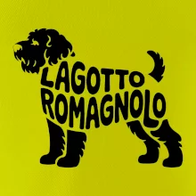 Lagotto romagnolo nápis v těle