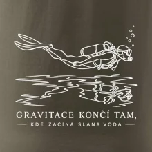 Gravitace končí ve slané vodě