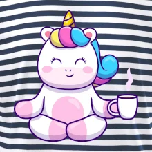 Yoga - jednorožec káva