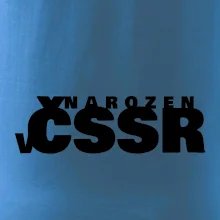 Nápis - Narozen v ČSSR