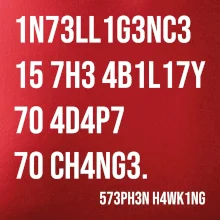 Test inteligence - Stephen Hawking