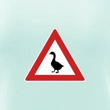 Dopravní značka - Pozor husa