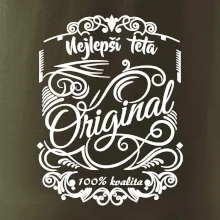 Vintage nejlepší teta 100% kvalita