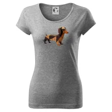 Jezevčík - slepený z papíru