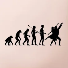 Evoluce tanec - tančící dvojice