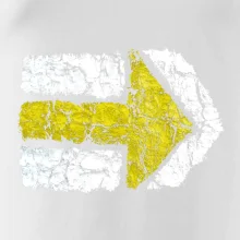 Párová turistická značka žlutá