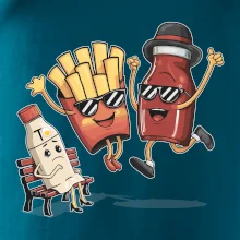 Souboj o hranolky kečup tatarka