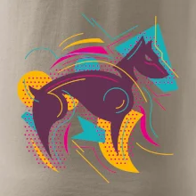 Pes abstrakce hubený