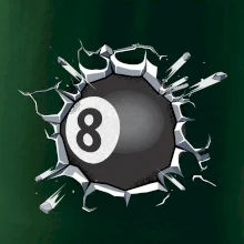 Kulečníková koule v triku