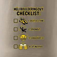 Můj boulderingový checklist