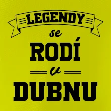 Legendy se rodí v dubnu