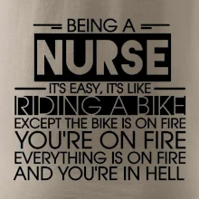 Being a nurse - bike