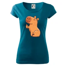 Kapybara s palcem nahoru