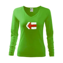 Párová turistická značka  červená