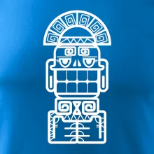 Mayové - socha se zuby