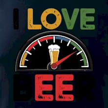 I love beer - palivoměr