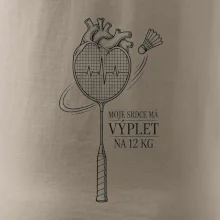 Badminton srdce s výpletem