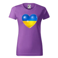 Ukrajina srdce vlajka