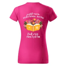 Jestli mám otevřenou knihu, tak vás neslyším