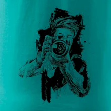 Fotograf kreslený tužkou