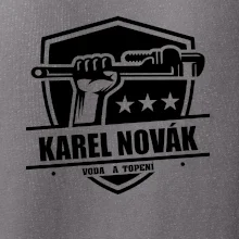 Instalatér - Erb vlastní nápis