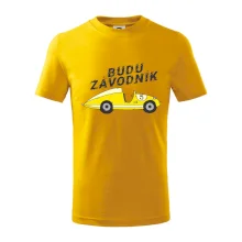 Budu závodník žluté  auto