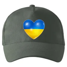 Ukrajina srdce vlajka