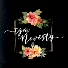 Tým nevěsty čtverec oranžový