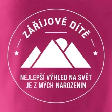 Zářijové dítě. Nejlepší výhled na svět je z mých narozenin
