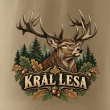 Král lesa majestátní jelen s parožím