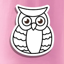 Sova kreslená na prsu