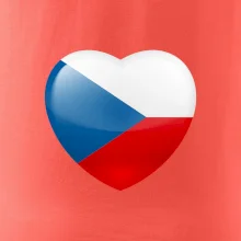 České srdce - vlajka