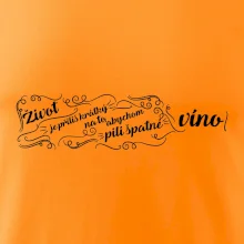 Život je příliš krátký - lahev