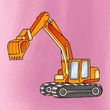 Bagr bez nápisu oranžový