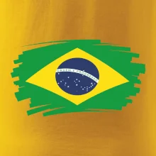 Brazílie vlajka štětkou