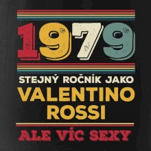 1979 stejný ročník jako Valentino Rossi