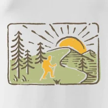 Nordic walking v přírodě