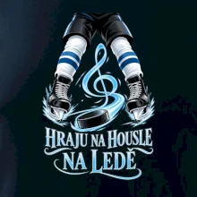 Hokejové housle na ledě