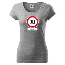 Dopravní značka - rychlost 70 - váš nápis