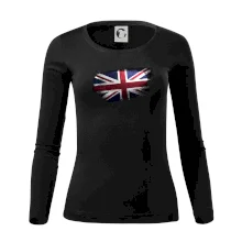Britská vlajka okousaná Britská vlajka okousaná