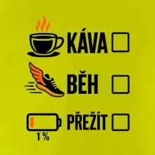 Káva běh přežít