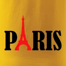 Paris nápis Eiffelova věž