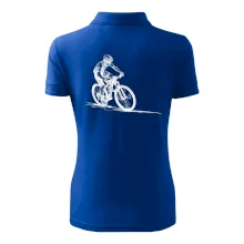 MTB kreslený cyklista